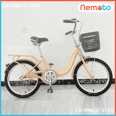 Xe Đạp Nữ 1 Gióng Cao Cấp Kubaby - Ky3 Size 20inch - Mã KY3