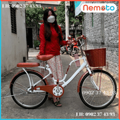 Xe Đạp Nữ Việt Nhật Mini Cao Cấp Size 24 inch - Mã LATE -VN2