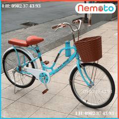 Xe Đạp Nữ Việt Nhật Mini Cao Cấp Size 24 inch - Mã LATE -VN2