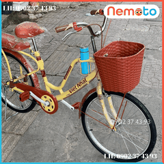 Xe Đạp Nữ Việt Nhật Mini Cao Cấp Size 24 inch - Mã LATE -VN2