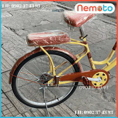 Xe Đạp Nữ Việt Nhật Mini Cao Cấp Size 24 inch - Mã LATE -VN2