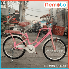 Xe Đạp Nữ Việt Nhật Mini Cao Cấp Size 24 inch - Mã LATE -VN2