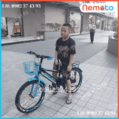 Xe Đạp Trẻ Em Kiểu 2 Sườn Kiểu Dáng Thể Thao Size 16inch - Mã MAI