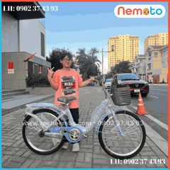 Xe Đạp Nữ 1 Gióng Cao Cấp Kubaby - Ky3 Size 20inch - Mã KY3