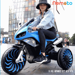 XE MÔ TÔ ĐIỆN TẢI TRỌNG LỚN CHO BÉ