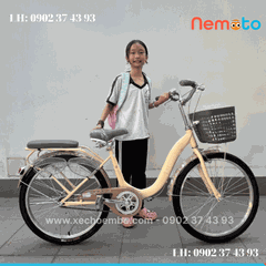Xe Đạp Nữ 1 Gióng Cao Cấp Kubaby - Ky3 Size 20inch - Mã KY3