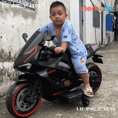 XE MÔ TÔ THỂ THAO CHO BÉ TRAI MÃ V5