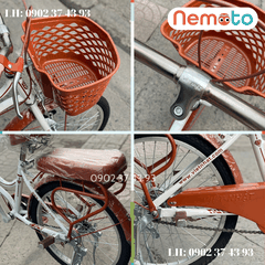 Xe Đạp Nữ Việt Nhật Mini Cao Cấp Size 20 inch - Mã PU-VN1