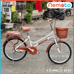 Xe Đạp Nữ Việt Nhật Mini Cao Cấp Size 20 inch - Mã PU-VN1