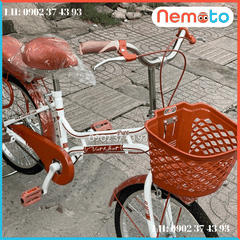 Xe Đạp Nữ Việt Nhật Mini Cao Cấp Size 20 inch - Mã PU-VN1