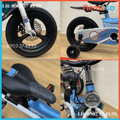 Xe Đạp Trẻ Em Năng Động Khung Cao Cấp Size 16inch - QTUN