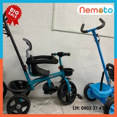 Xe 3 bánh tay đẩy tiện lợi, khung sườn chắc chắn, cho bé từ 10 tháng tuổi - 5 tuổi