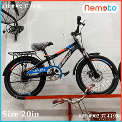 Xe Đạp Nam Thể Thao Cao Cấp Phuột Nhún/Thắng Đĩa Size 20inch - Mã SHBIKE