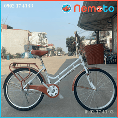 Xe Đạp Nữ Việt Nhật Mini Cao Cấp Size 20 inch - Mã PU-VN1