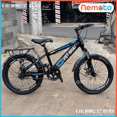 Xe Đạp Việt Nhật Xe Đạp Nam Hàng Việt Nam Kiểu Dáng Thể Thao Có Baga Size 20inch - Mã VN-101