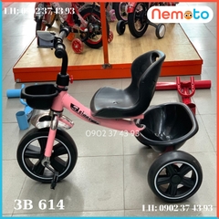 Xe Ba Bánh Khung Sườn Chắc Chắn Cho Bé 2-6 Tuổi - Có Đèn Nhạc Vui Nhộn 3B614