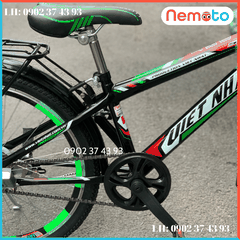 Xe Đạp Nam Việt Nhật Hàng Việt Nam Có Baga Size 24inch - Mã VN-NEW