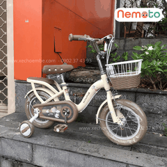 Xe Đạp Trẻ Em Xaming  C1 - Size 12-14-16 Inch Có Giỏ Và Bánh Phụ