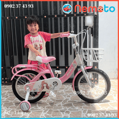 Xe Đạp Nữ Sườn Liền Chắc Chắn, Kiểu Dáng Mới Xinh Xăn Size 20 inch - Mã XDD
