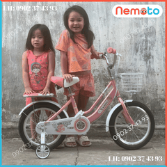 Xe đạp Nữ Xaming 2 khung màu hồng dễ thương Size 20 inch - Mã XM2