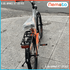 Xe Đạp Nam Khung 2 Sườn, Cổ Ngang Kèm Còi - Đèn Xe Size 20inch - Mã YEYE