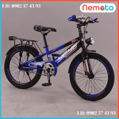 Xe Đạp Nam Khung 2 Sườn, Cổ Ngang Kèm Còi - Đèn Xe Size 20inch - Mã YEYE