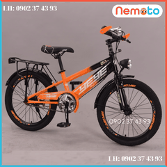 Xe Đạp Nam Khung 2 Sườn, Cổ Ngang Kèm Còi - Đèn Xe Size 20inch - Mã YEYE