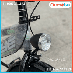 Xe Đạp Nam Khung 2 Sườn, Cổ Ngang Kèm Còi - Đèn Xe Size 20inch - Mã YEYE