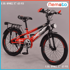 Xe Đạp Nam Khung 2 Sườn, Cổ Ngang Kèm Còi - Đèn Xe Size 20inch - Mã YEYE