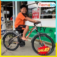 Xe Đạp Nam Cao Cấp Có Phuột,Thắng Đĩa Size 24inch - Mã VIC124