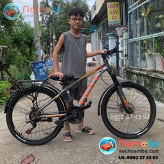 Xe Đạp Nam Cao Cấp Có Phuột,Thắng Đĩa Size 24inch - Mã VIC124
