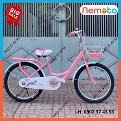 Xe đạp Bé Gái Xaming  baga liền xinh xắn Size 16in - Mã XM11