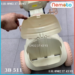Xe Ba Bánh Đạp Gấp Gọn Siêu Đáng Yêu - Có Đèn, Nhạc 3B511