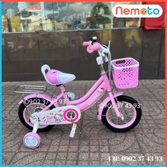 Xe Đạp Bé Gái Xinh Xắn Giá Rẻ Size 16 inch - Mã XDD-KITTY