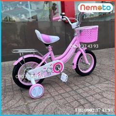 Xe Đạp Bé Gái Xinh Xắn Giá Rẻ Size 16 inch - Mã XDD-KITTY