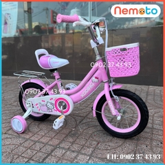 Xe Đạp Bé Gái Xinh Xắn Giá Rẻ Size 16 inch - Mã XDD-KITTY
