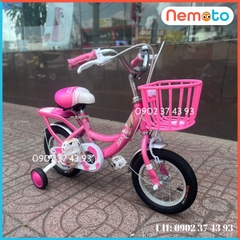Xe Đạp Nữ Sườn Liền Chắc Chắn, Kiểu Dáng Mới Xinh Xắn Size 20inch - Mã 2035