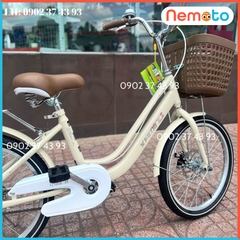 Xe Đạp Nữ 2 Gióng Cứng Cáp Cao Cấp Size 20inch - Mã MINI 2 GIÓNG