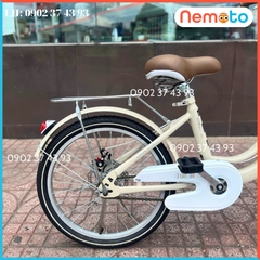 Xe Đạp Nữ 2 Gióng Cứng Cáp Cao Cấp Size 20inch - Mã MINI 2 GIÓNG