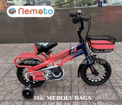 Xe Đạp Trẻ Em Khung Liền Cứng Cáp Size 12 inch - Mã MEDOLY BAGA