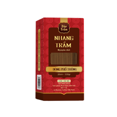 Nhang Trầm Hương Phổ Thông - Hộp Đỏ - Chân tăm mộc