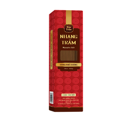 Nhang Trầm Hương Phổ Thông - Hộp Đỏ - Chân tăm mộc