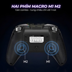 Tay Cầm EasySMX D10 Wireless 1000Hz – TMR Joystick Chống Drift – Dock Sạc RGB | PC / Android / iOS / Switch
