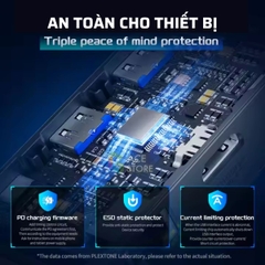 Plextone GS1 6 in 1 Type C – Hub chuyển đổi đa năng cho máy tính bảng, MacBook, laptop, điện thoại