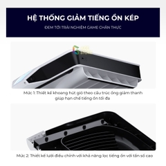 Flydigi BS1 | Để tản nhiệt laptop cao cấp không tiếng ồn, tích hợp 4 chế độ làm mát