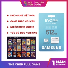 Thẻ nhớ chép full game giả lập retro, psp, ps2, nintendo, chép game theo yêu cầu
