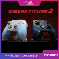 [Sẵn Hàng] Tay Cầm Chơi Game GameSir CYCLONE 2 | Tay cầm chơi game GameSir hỗ trợ đa nền tảng IOS, ANDROID, SWITCH, PC, Steam Deck