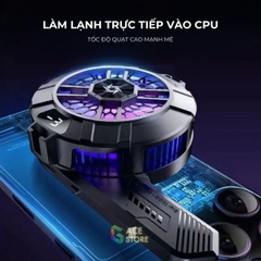 Quạt tản nhiệt từ tính SL33 công suất 10W | Dành cho điện thoại và máy tính bảng kèm ngàm kẹp