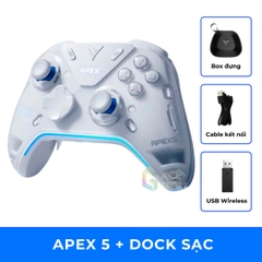 Flydigi Apex 5 Elite - Tay Cầm Chơi Game Cho PC / Mobile / Nintendo Switch