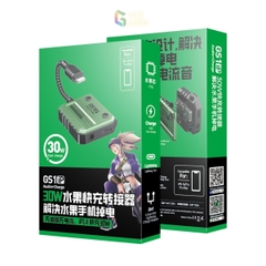 Plextone GS1 IP | Cáp chuyển đổi chia cổng sạc và tai nghe 3.5 / lightning dành cho IP hỗ trợ sạc nhanh 30W [Gace Store]